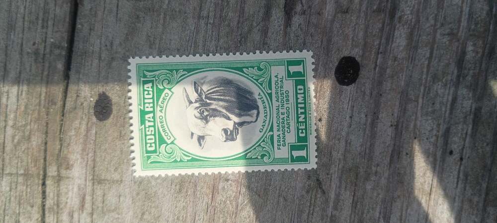Costa Rica 1950 Feria Nacional Agricola Ganadera  Industrial Cartago 1 Centimo
